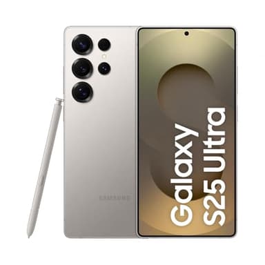 Samsung Galaxy S25 Ultra AI Smartphone mit Galaxy AI, Ohne Vertrag, Handy mit Android, 12 GB RAM, 512 GB Speicher, 200-MP-Kamera, Titanium Gray, 3 Jahre Herstellergarantie [Exklusiv auf Amazon]