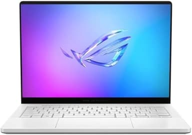ASUS ROG Zephyrus G14 Latest 2025 3K OLED 120Hz Gaming Laptop Copilot+ PC AMD Ryzen AI 9 HX 32GB RAM NVIDIA RTX 5070 Ti 1TB SSD Windows 11 Platinum White