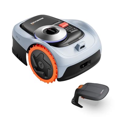 Segway Navimow i205 AWD (Neuer i105E) Mähroboter ohne Begrenzungskabel mit Garage S, für 500 m², Allradantrieb für 45% Steigung, NRTK+Vision, Keine RTK Antenne erforderlich (Getrennter Versand)
