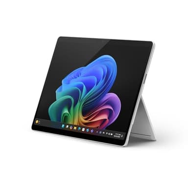 Microsoft Surface Pro | Copilot+ PC | 13” OLED Touchscreen | Snapdragon® X Elite (12 Kerne) | 32GB RAM | 1TB SSD | neuestes Modell, 11. Edition | Platin (Netzteil separat erhältlich)