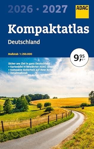 ADAC Kompaktatlas 2026/2027 Deutschland 1:250.000: Straßenatlas und Autoatlas (ADAC Atlas)