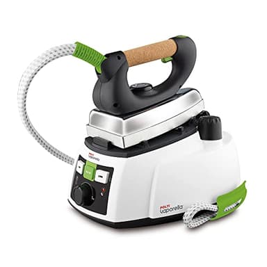 Polti Vaporella 535 Eco Pro, Dampfbügeleisen mit 4 Bar Hochdruckkessel, Leistung 1750 W, Sicherheitsabdeckung, Eco-Funktion, Weiß und Grün