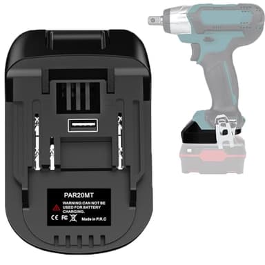 Für Parkside auf makita Akku-Adapter, für Parkside auf makita Akku-Adapter, passend für Park.Side 20V Lithium-Akkus, Verwendung für mak.ita 18 Volt Elektrowerkzeuge