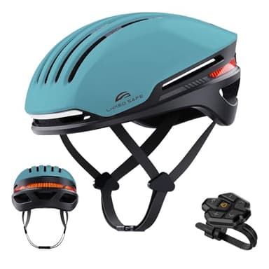 LIZVIE Fahrradhelm mit Bluetooth, intelligenter Fahrradhelm für Erwachsene Männer Frauen mit eingebauten Lautsprechern, intelligenter Kommunikations-Fahrradhelms. (Tintenblau, S)