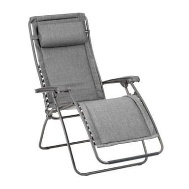 Lafuma MOBILIER - Gepolsterte Zero-Gravity-Relaxliege-Garten - Rsx Clip - LightComfort® - Grau Ombre LFM2054_9929-5 Jahre Garantie