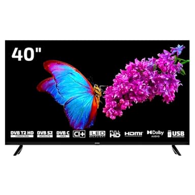 DYON Enter 40 PRO X2-100,3cm (40 Zoll) Fernseher (Full-HD, Triple Tuner (DVB-C/-S2/-T2), Hotelmodus, USB-Media Player)