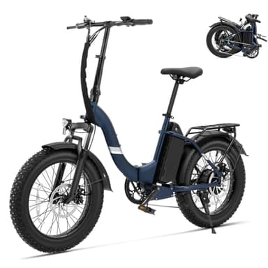 Touroll S2 2026 Klappbar E-Bike Herren, 250W Fatbike, 20"×4.0" All-Terrain Reifen, 150 km Reichweite, 720Wh Akku, StVZO Straßenzulassung – Elektrofahrrad für Stadt, Offroad & Pendler