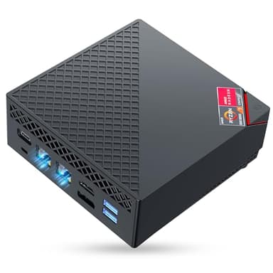 NiPoGi AM06 PRO Mini PC АMD Ryzen 7 7730U(8C/16T, bis zu 4,5 GHz), 32 GB DDR4 1024 GB M.2 SSD Mini Desktop Computer WiFi 6, 4K-Dreifachdisplay, Dual-LAN, DP/HDMI 2.0/Typ-C