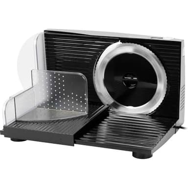 Emerio Allesschneider "Made in EU", Edelstahl Messereinheit in Deutschland produziert, einstellbar 0-17mm, BPA frei, platzsparend klappbar, mit Sicherheitsschalter, Eco 100 Watt, MS-125000.1, Schwarz