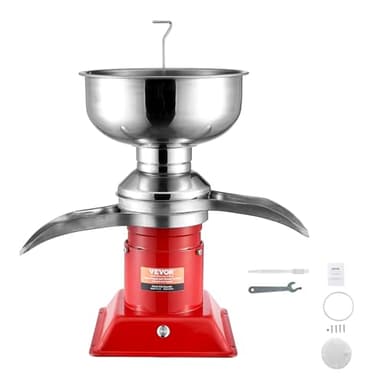 VEVOR Elektrischer Milchabscheider Zentrifugalabscheider 30 W, Milchzentrifuge Separator 100 L/Std. Milchcremetrenner, 10500 U/min Multifunktionale Milchzentrifuge Milchseparator Edelstahl 304