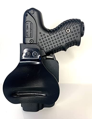 Piexon JPX2 Generation 2 Jet Protector Kydex Holster mit Paladin Daumen Sicherung - Paddle - Multi Lok - Schwenkbare Gürtel Clip Ohne JPX Waffe (JPX2 ge.2 Paddle Ohne Sicherung)