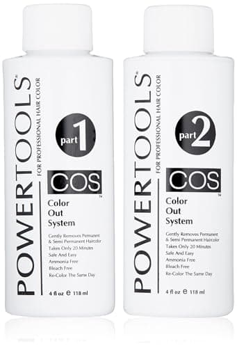 POWERTOOLS - COS, das Original-Color-Out-System I Garantiert authentische Originalformel I Entfernt sicher semi- und permanente Haarfarbe I Ammoniakfrei - 2x 118 ml