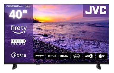 JVC LT-40VRF3555, 40 Zoll Smart TV, Fire TV, Full HD, HDR, Alexa Sprachsteuerung, Triple Tuner, LED TV, 2026