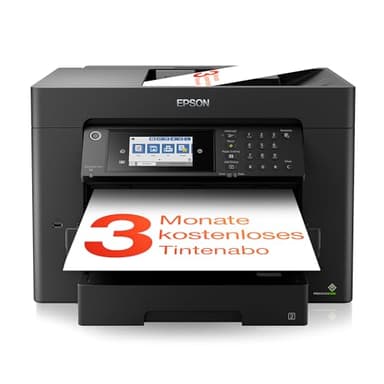 Epson WorkForce WF-7840DTWF A3+ kabelloser Multifunktions-Tintenstrahldrucker inkl. 3 Monaten kostenloser Tinte mit ReadyPrint Flex-Abo*