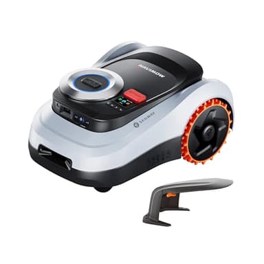 Segway Navimow i208 LiDAR Mähroboter ohne Begrenzungskabel für 800 m² mit Garage M, Geländereifen für Hänge bis 45% Neigung, LiDAR und Vision Dual System, EIN-TIPP-Kartieren (Getrennt versandt Werden)