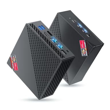 NiPoGi AM06 PRO Mini PC W-11 Pro, АMD Ryzen 7 7730U(8C/16T, bis zu 4,5 GHz), 16 GB DDR4 512 GB M.2 SSD Mini Desktop Computer für Schule/Büro, Dual LAN, 4K Triple Display, HDMI 2.0, Typ-C, DP, WiFi 6.
