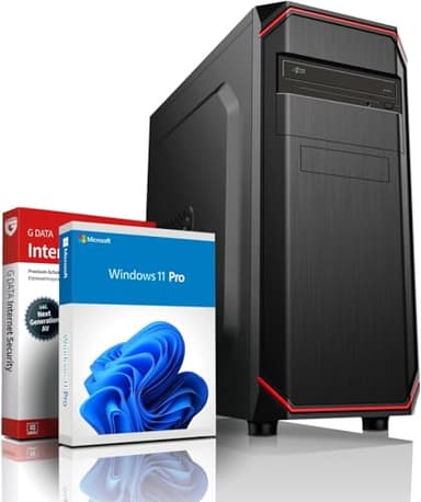 shinobee Business Office Work V3 - Intel Core i7-12700F - 32GB DDR4 RAM - 1000 GB SSD - Windows 11 Pro - Nvidia GeForce - DVD±ROM - WLAN - MS Office - #8140