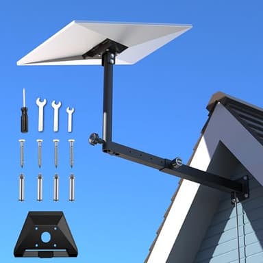 Starlink Gen 3 Halterung, Verstellbare Starlink Gen 3 Halterung, Starlink Masthalterung mit Starlink Gen 3 Rohradapter, Starlink Langer Wandmontagesatz