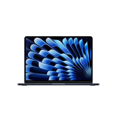 Apple MacBook Air (13", Apple M4 Chip mit 10‑Core CPU und 10‑Core GPU, 24GB Gemeinsamer Arbeitsspeicher, 512 GB) - Mitternacht