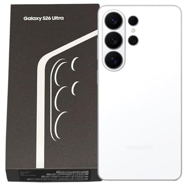 Samsung Galaxy S26 Ultra 5G SM-S948B 1TB Storage 16GB RAM Android 16 Factory Unlocked Smartphone (White)