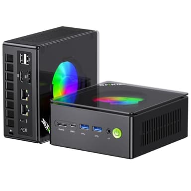 GMKtec K11 AMD Ryzen 9 Gaming Mini PC 8945HS(8C/16T, bis zu 5.2GHz), 32GB DDR5 4800MHz RAM 1TB PCIE Mini Computer, Oculink, Dual NIC 2.5GbE LAN/HDMI/USB 4.0/WiFi 6/BT 5.2/DisplayPort/USB4*2