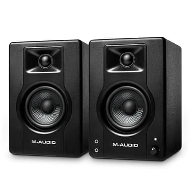 M-AUDIO BX3 - Aktive 120-Watt Desktop-Computerlautsprecher/Studiomonitore für Gaming, Musikproduktion, Live-Streaming und Podcasting (Paar)