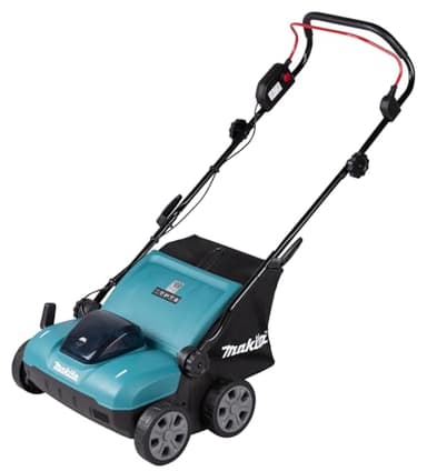 Makita DUV320RT 18V Li-Ion LXT Brushless 32cm Vertikutierer komplett mit 1x 5,0Ah Akku und Ladegerät