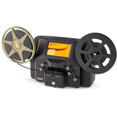Kodak REELS 8 mm Film-Digitalisierer und Super 8 mit 12,7 cm (5 Zoll) großem Bildschirm, wandelt den Film von Frame zu Frame in Digitale MP4-Dateien zum Betrachten um