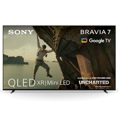 Sony BRAVIA 7 QLED (XR l Mini LED) 85 Zoll 4K HDR Google Smart TV (2024) | Gaming Features, IMAX Enhanced, Dolby Vision Atmos, Chromecast, AirPlay, 120Hz 85XR70