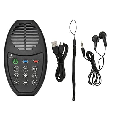 Der sprechende Audio-Bibel-Player, mit Solaraufladung, 4G-fähiges tragbares Gerät, Neues & Altes Testament (Wie im TV gesehen), für Senioren (Russisch mit Swahili mit Kurdisch, Schwarz)