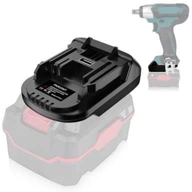 PAR20MT Akkuadapter für Parkside auf Makita, Konverter für Parkside 20V XTeam-Akku auf für Makita 18V LXT Elektrowerkzeuge BL1830 BL1850(Keine Batterie)