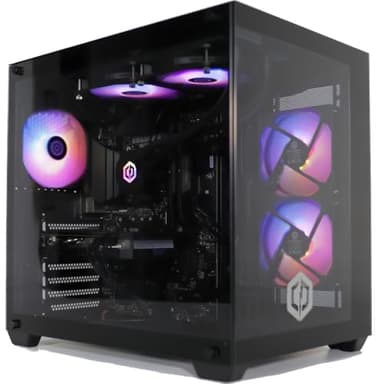 CyberPowerPC Luxe Gaming-PC - AMD Ryzen 7 9800X3D, Nvidia RTX 5080 16GB, 32GB RAM, 1TB NVMe SSD, 850W 80+ PSU, Wasserkühlung, Windows 11, Ark RGB
