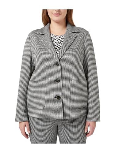 Marina Rinaldi Jersey Jacke, Pied De Poule 001, 48