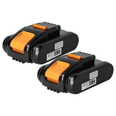 vhbw 2X Akku kompatibel mit Worx Landroid Vision L1600, Vision M600, WA3553, WG157E, Vision L1300 Werkzeug (1500 mAh, Li-Ion, 20 V)
