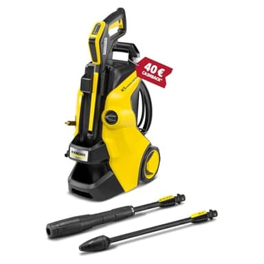 Kärcher Hochdruckreiniger K 5 Power Control, Druck: max. 145 bar, Fördermenge: 500 l/h, Flächenleistung: 40 m²/h, Wasserfilter, Gewicht: 13 kg, Hochdruckschlauch und -pistole, Dreckfräser, Strahlrohr