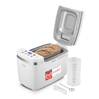 TZS First Austria - Brotbackautomat 850W - Teigmenge 900g und 1350g - 14 Automatikprogramme - Einstellbare Bräunungsgrade, Timer & Warmhaltefunktion - Automatische Abschaltung