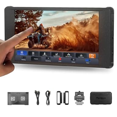 Portkeys PT6 Kamera Monitor 5,2 Zoll Touchscreen 4K HDMI Eingang 10-bit 100% DCI-P3 3D LUT Ausgang Focus Peaking RGB Waveform Vertical Stretch 600nits Feldmonitor