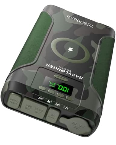 EASYLONGER ES720 PRO CPAP Akkupack 276Wh Akku für CPAP Gerät CPAP Batterie CPAP Tragbare Powerstation für ResMed AirSense 11/10 AirCurve 11 AirMini BMC M1 Mini Sefam EcoStar DreamStation Löwenstein