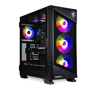 Greed® MK5 Pro - High End Gaming PC - AMD Ryzen 7 7800X3D + Nvidia Geforce RTX 5080 16GB - Schneller RGB Computer + 4K Raytracing Rechner - 5,0 GHZ - 32 GB DDR5 RAM - 2TB SSD - WLAN + W11 Pro