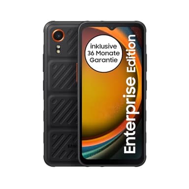 Samsung Galaxy Xcover7 Enterprise Edition, robustes 6,6 Zoll Android Smartphone, 128 GB, 4.050 mAh Akku, Business Handy, wassergeschützt, Smartphone ohne Vertrag, Schwarz