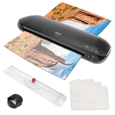 Olympia A 330 Plus Laminiergerät | Heiß- und Kaltlaminieren | Laminiergerät bis A3 | Blasenbildungsschutz | Laminiermaschine | Ideal für Büro, Schule & Homeoffice | Laminator inkl. Laminierfolien