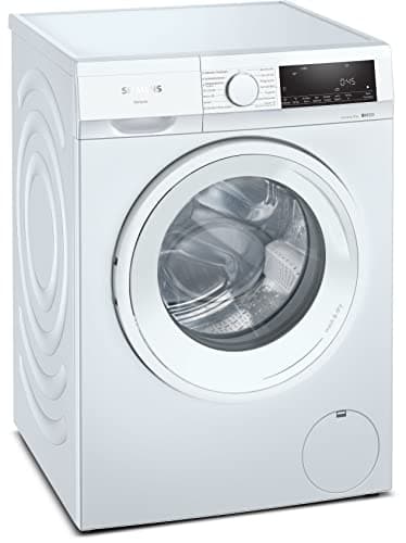 Siemens WN34A141 iQ300 Waschtrockner, 2-in-1 Frontlader, 9 kg Waschen / 5 kg Trocknen, 1.400 U/min, autoDry, SpeedPack L, iQdrive-Motor, AquaStop, energieeffizient, Weiß, 60 cm breit