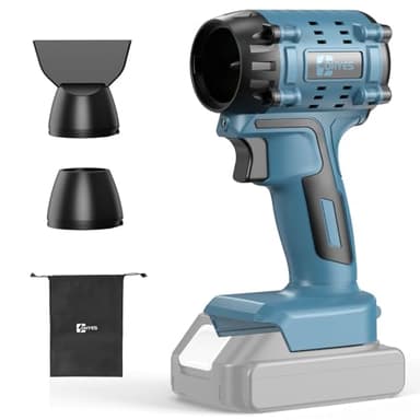Gebläse Kompatibel mit Makita 18V Akku Bürstenloser Hochgeschwindigkeitsmotor Luftdüster Laubbläser für Camping, Reinigung & Werkstatt(Ohne Akku)