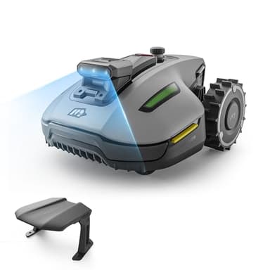 MAMMOTION YUKA mini 2 500 Mähroboter mit Garage, Empf. 500 m², AI-gestützte DREI-Kamera-Bildverarbeitung Rasenmäher Roboter, Auto-Mehrzonen-Kartierung, DropMow, Manuelle Kartenbearbeitung