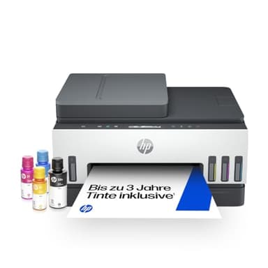 HP Smart Tank 7305 3-in-1 Multifunktionsdrucker (WLAN; Duplex; ADF) – 3 Jahre Tinte inklusive, 3 Jahre Garantie, großer Tintentank, hohe Reichweite, Drucken in hoher Qualität