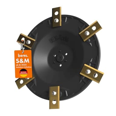 BEOS® PREMIUM Mähroboter Tuning-Messerteller für 6x Klingen - glasfaserverstärkte Messerscheibe - Drehscheibe kompatible mit Worx Landroid S&M(ab BJ 2020) & Vision M600, Landxcape, Ferrex, uvm.