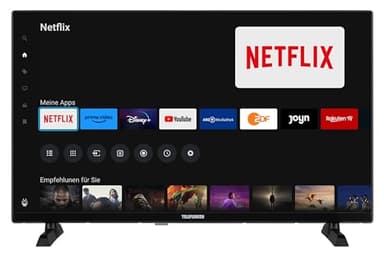 TELEFUNKEN Fernseher 32 Zoll Smart TV (HD-Ready, HDR, Triple-Tuner, 6 Monate HD+ inkl.) XH32TO750S