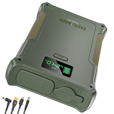 EASYLONGER ES400 AIR CPAP Akku 40000mAh/148Wh Akku für CPAP Gerät 12V 24V CPAP Akkupack CPAP Powerbank CPAP Batterie für ResMed AirSense 10/ AirSense11/ S9/ Aircurve 10/ AirMini/Philips DreamStation