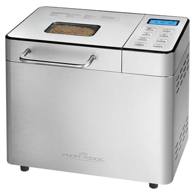 ProfiCook® Brotbackautomat mit Timer | morgens mit warmem Brot aufwachen | Krustenbräunung einstellbar (hell, mittel, dunkel) | 13 Programme | Bread Maker | Brotbackmaschine | Backautomat PC BBA 1282