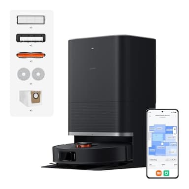 Xiaomi Robot Vacuum X20 Max – 8000 Pa Saugleistung, duales Moppsystem mit Heißwasserreinigung und Trocknung, 75 Tage Staubkapazität, 4 Reinigungsmodi und 5200mAh Akku für smarte, gründliche Reinigung